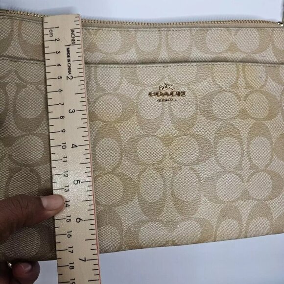 Coach F58316 Signature POP Crossbody East/West Leather Handbag - Picture 10 of 10